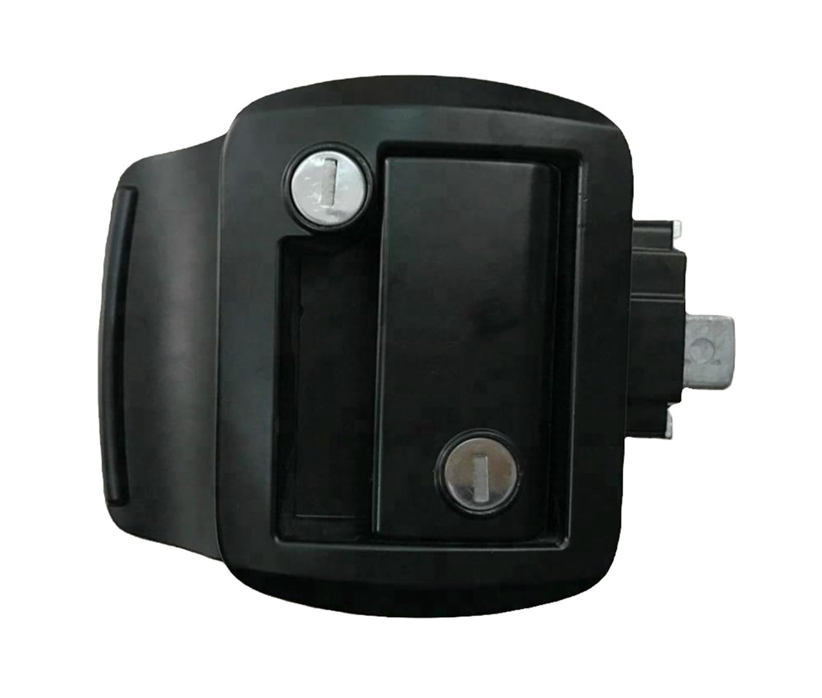 Serrure de porte pour armoire de camping-car et caravane avec bouton poussoir