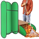 2 Pack Lawn and Leaf Bag Holder, Pop Up Leaf Bag Chute for Easy Leaves Collecting, Reusable Lawn Bags Funnel for Paper Yard Waste Bags, Easy Sweeping and Collecting Yard Debris