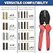 Sopnom Aglets for Shoelaces, Aglet Crimping Tool, Shoelace Aglets Tool and 200Pcs Shoe Lace Ends Tips Metal Aglets in 4 Colors 4 sizes (3.5/4/4.5/5mm), Repair Aglet for Shoelace,Hoodies,Pants,Sneakers