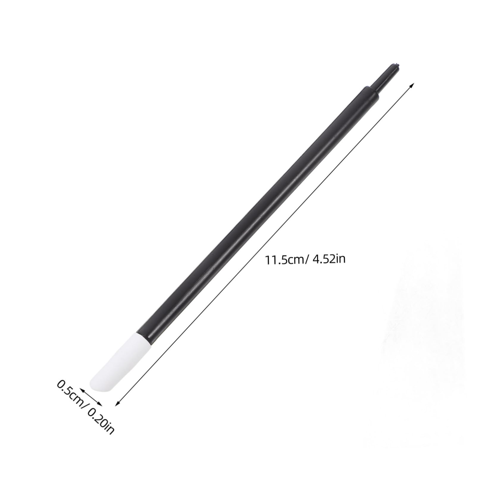 ERINGOGO Wipe Stick Cleaning Brush Remover Scrubber Bristle Removal Cleaning Tools Paint Brushes Cleaner Tumbler Cleaner Brush Fiberglass Scratch Pen Scratch Brush Pens Aluminum Black