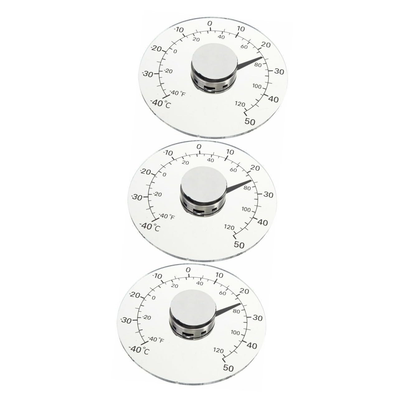 Sosoport 3St Haushaltsthermometer innen-außen-thermometer außentemperaturanzeige Fensterthermometer Wetterstock wählen raumthermometer innen Außenthermometer Wasserdichtes Thermometer