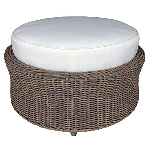 Padma's Plantation Outdoor Barbados Ottoman