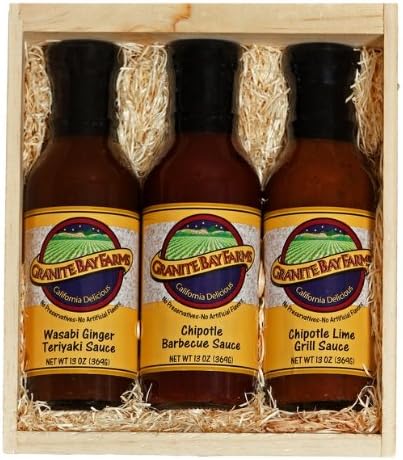 Granite Bay Farms Hot & Spicy Marinade and Sauce Collection