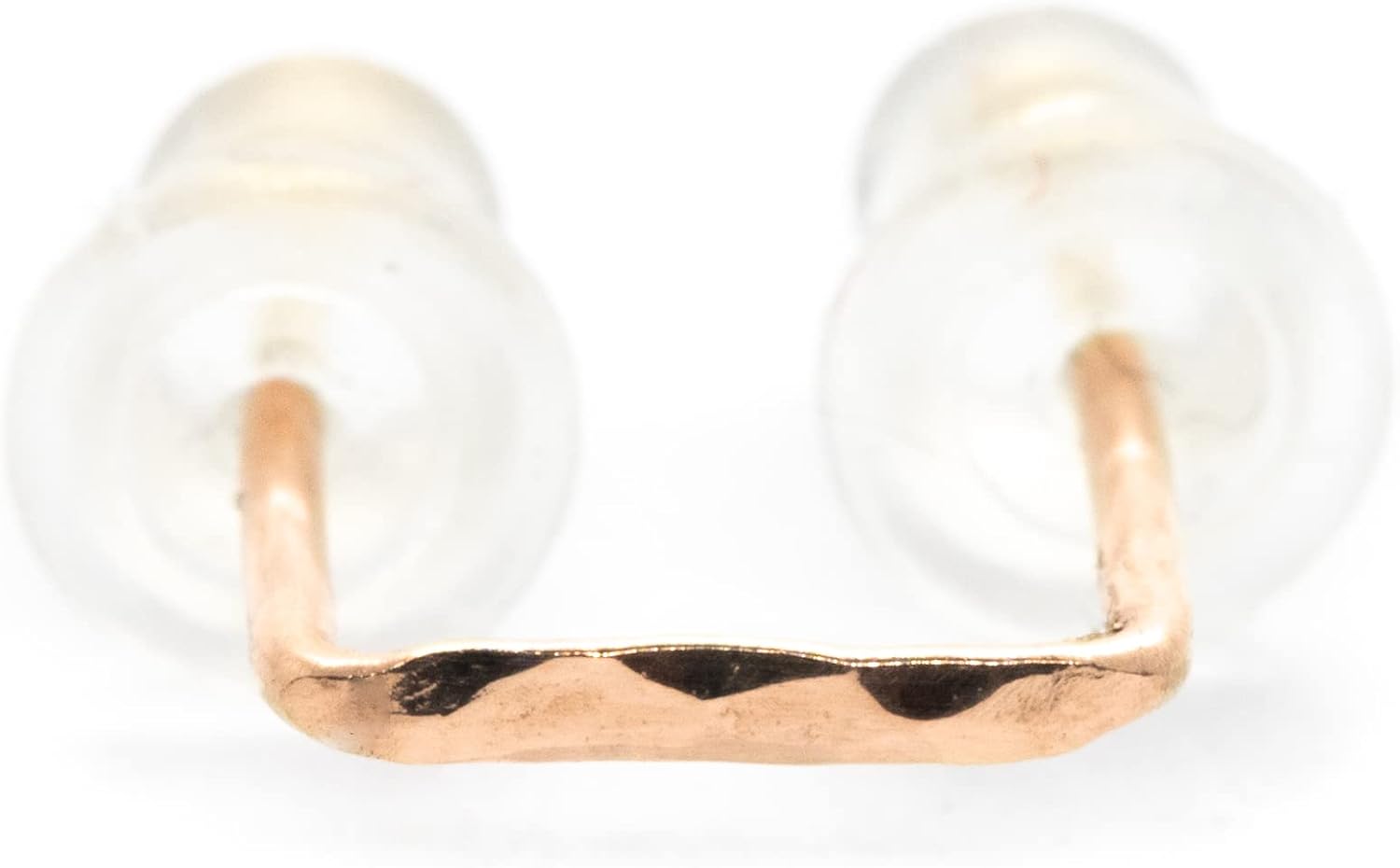 Two Hole Earring Double Piercing Staple Bar Posts Thin Multiple Lobe Jewelry Handmade
