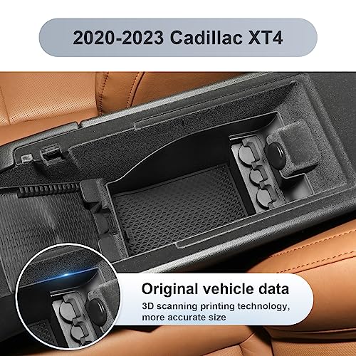 Organiseur de console centrale Cadillac XT4 insert finition premium - 5