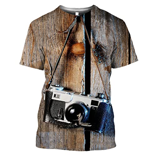 T-shirt impression 3D humoristique style argentique punk pour exprimer votre passion