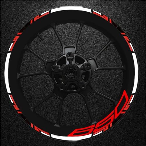 Autocollants réfléchissants jante 17 pouces étanches accessoires bande roue Versys 650