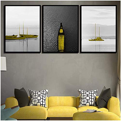 Art Photos 50x70cm No Frame Tableau Océan et Bateau pour Mur - 2