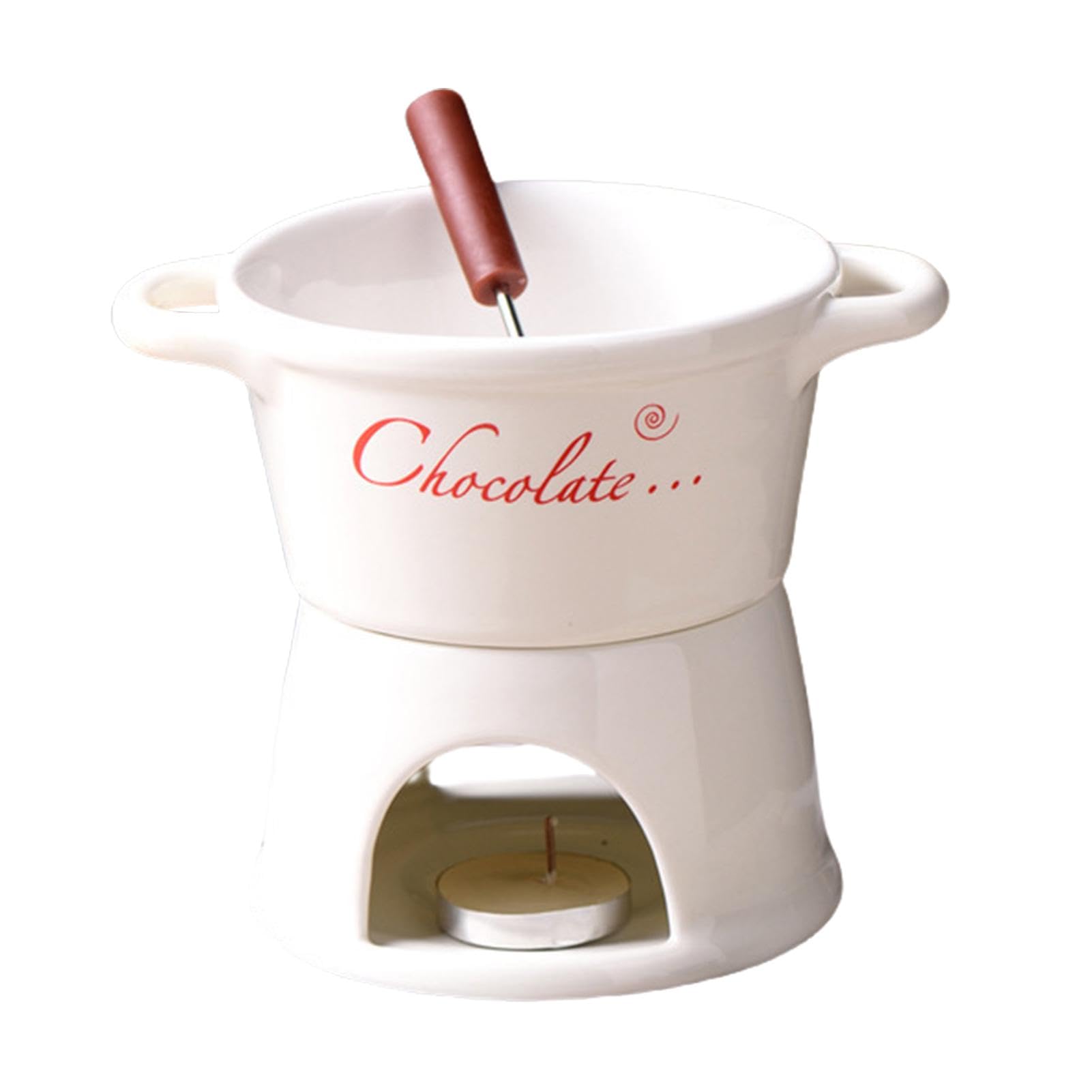 Fonduetasse – Teelicht-Fondue-Tasse, 300 ml Schokoladenkäse-Fondue-Tassen, Schmelzbecher, Sahnebereiter, tragbarer Schmelzbecher für heiße Schokolade, für Liebhaber, Familien