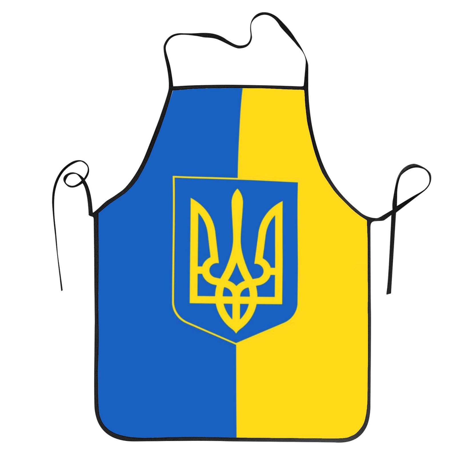Flag of Ukraine Aprons for Men, Women for Kitchen Cooking Baking BBQ Chef Apron