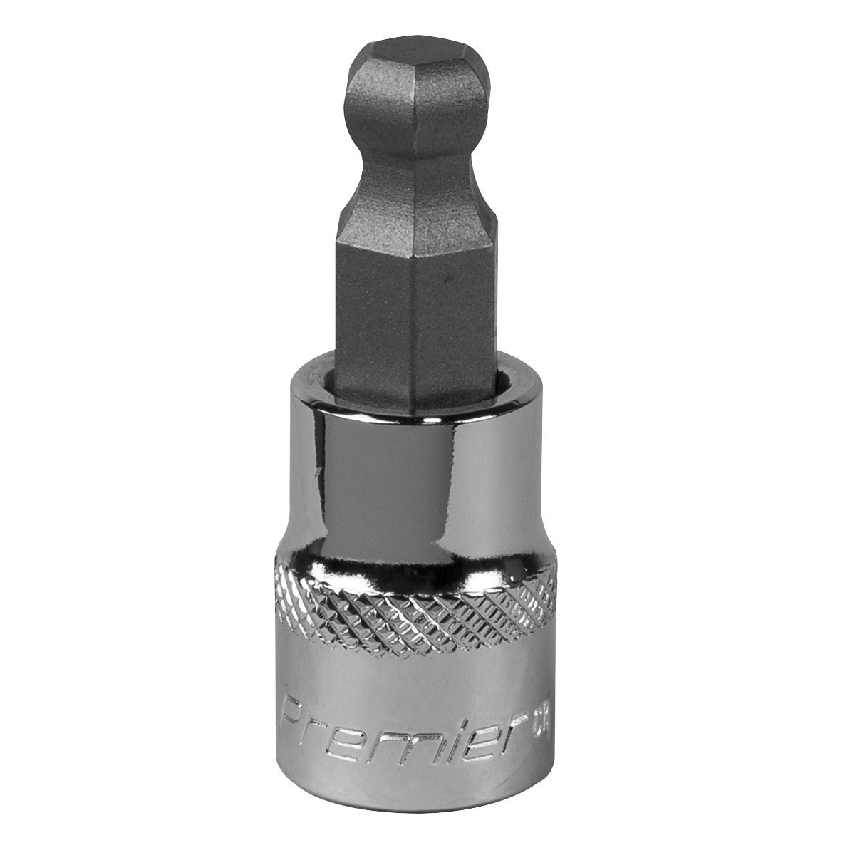 Sealey Ball-End Hex Socket Bit 9mm 3/8""Sq Drive - SBBH007