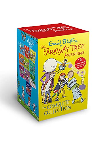 Enid Blyton The Faraway Tree Adventures Colour Stories Complete Collection 10 Books Box Set (Birthdays, Dreams, Enchantments, Goodies, Magic Medicines, Silly School & MORE!)