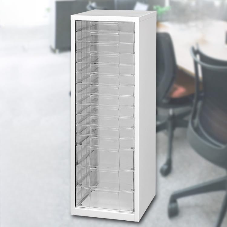 Amazon | 書類ケース A4 15段 レターケース 引き出し スチールフロア