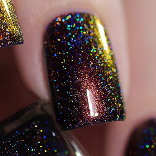 Image of ILNP Rock Bottom - Blue-Brown Holographic Nail Polish