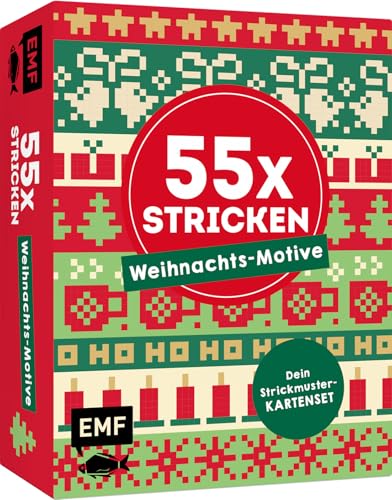 55 x stricken – Weihnachts-Motive: Deine Strickmustersammlung als...