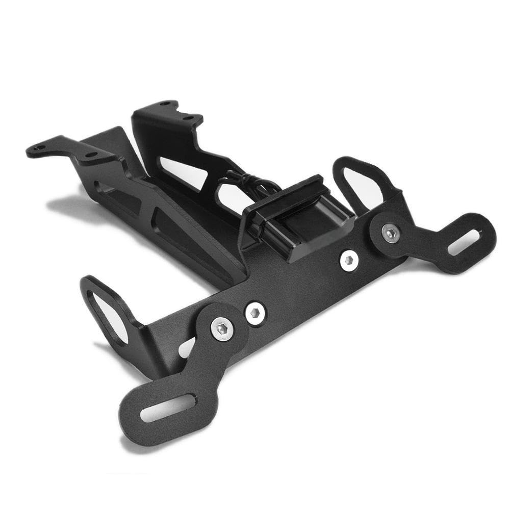 Support de plaque moto MT09 arrière court amovible noir Tracer 900 FJ09 2015-2020