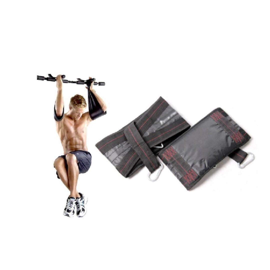 1 Pair Adjustable Ab Slings Straps with Handle for Heavy Duty Abdominal Muscle Building Core Strength Training Gym Equipment