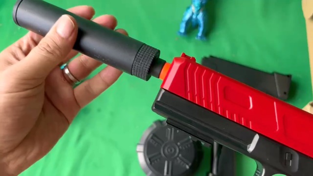 Amazon.com: JM X2 Electric Balls Blasters with Drum Toys,Splatter