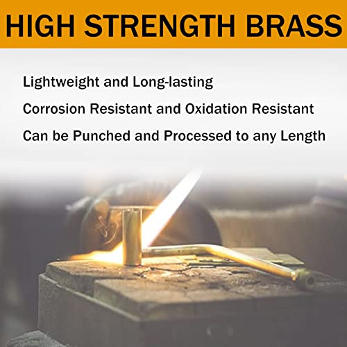 Ta-Vigor 8Pcs Brass Tube, 2Mm 3Mm 4Mm 5Mm 6Mm 7Mm 8Mm 10Mm Od X 0.5Mm Wall Thickness 300Mm Length Metal Seamless Round Brass Tube For Crafts #TOP2