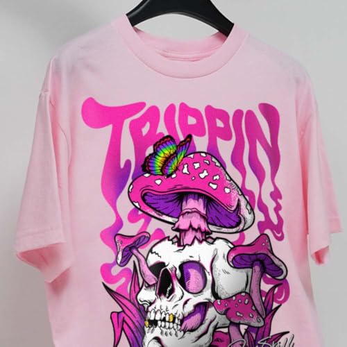 Image of DopeSkill Halloween Graphic Tee Streetwear Hip Hop Hypebeast Unisex T-Shirt Sneaker Colour Matching Shirts Spooky Graphic