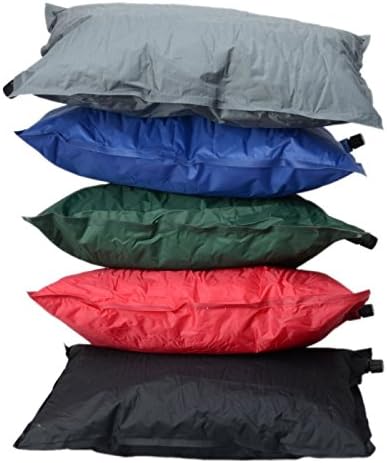 Camping Mat - New Portable Outdoor Camping Deluxe Self-inflating Air Pillow Color Random
