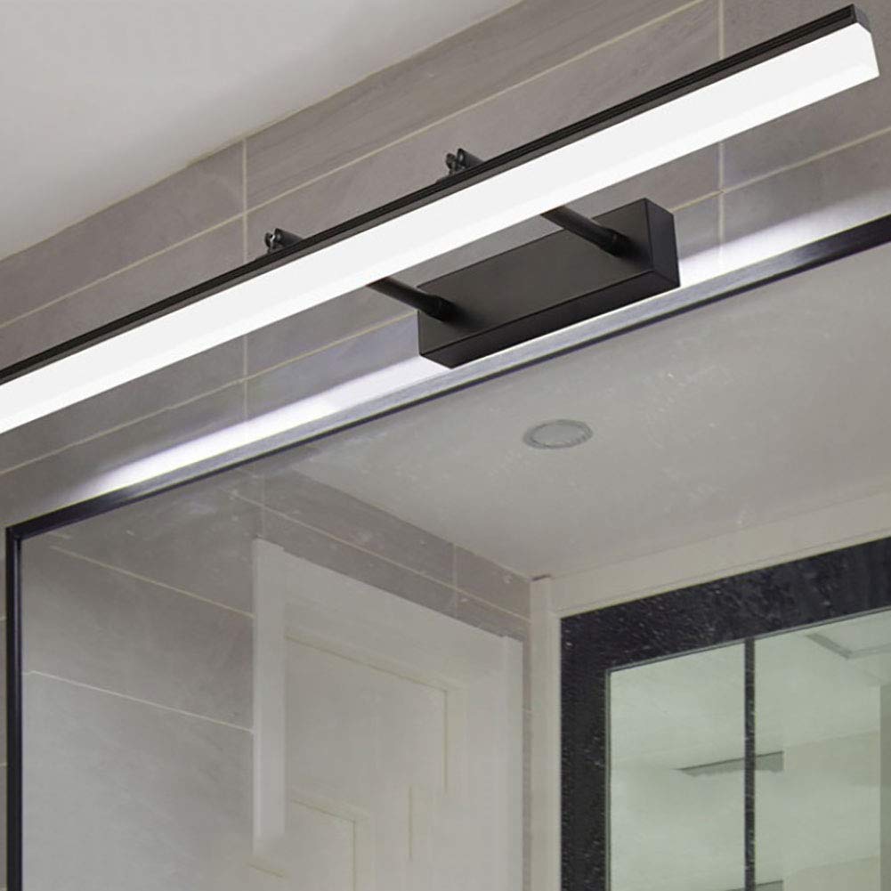 Bagno,Lavare Lampada Da Tavolo,Lampada A Specchio Per La Vanità Dell'armadio,Led Moderno Semplice Lampada Da Parete Impermeabile,Lampada A Specchio Retrattile,Lampada Anteriore A S-Luce in bianco e ne