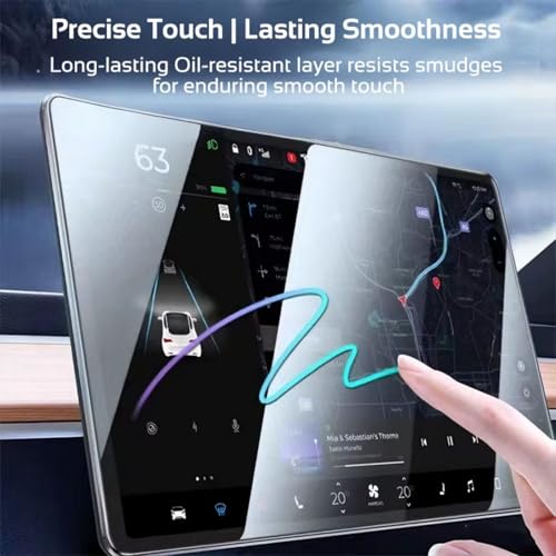 Protecteur écran GPS voiture HD clear guard haut de gamme pour Tesla 2024-2026