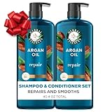 Herbal Essences Argan Oil Repair Shampoo & Conditioner Set, Moisturizes & Smoothes, Paraben-Free, Color-Safe, pH-Balanced, Citrus Scent, 20.2 Fl Oz, 2-Pack