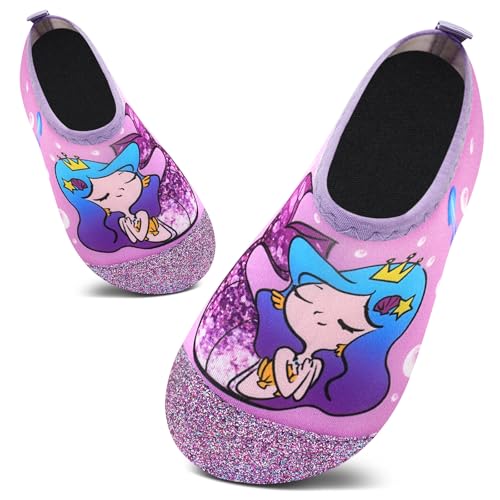 Image of Kids Water Shoes Girls Boys Outdoor Quick Dry Barefoot Aqua Socks for Toddler Sport Beach Swim Surf