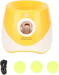 Lançador Automático de Bolas para Cães, Máquina Interativa de Busca de Brinquedos para Cães, Três Modos de Alcance, Lançador de Bolas para Animais de Estimação, 10 a 30 Pés