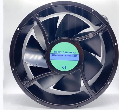 for SJ2509HA2 220/240V 0.33A 254X254X89MM 2-Wire Cooling Fan