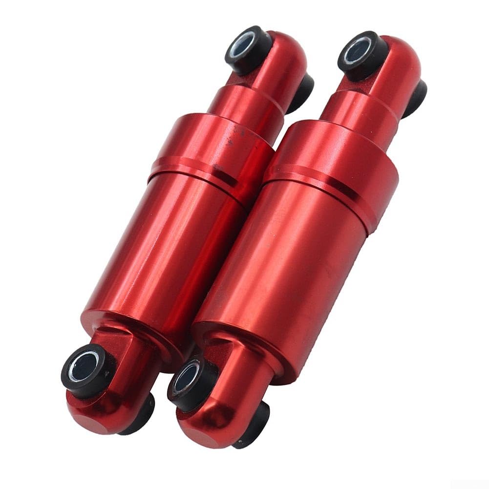 DAZZLEEX Electric Scooter Hydraulic Shock Absorber,Electric Scooter Hydraulic Shock Absorber Rear Wheels For KUGOO M4 Pro 110MM(Red)