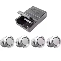 Sensor de Estacionamento KX3 ECO 4 Pontos - Prata