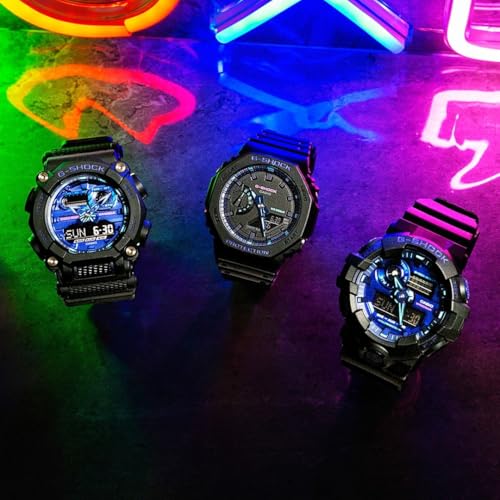 G-Shock By Casio Men's GA900VB-1A Black Analog-Digital Watch - Image 2