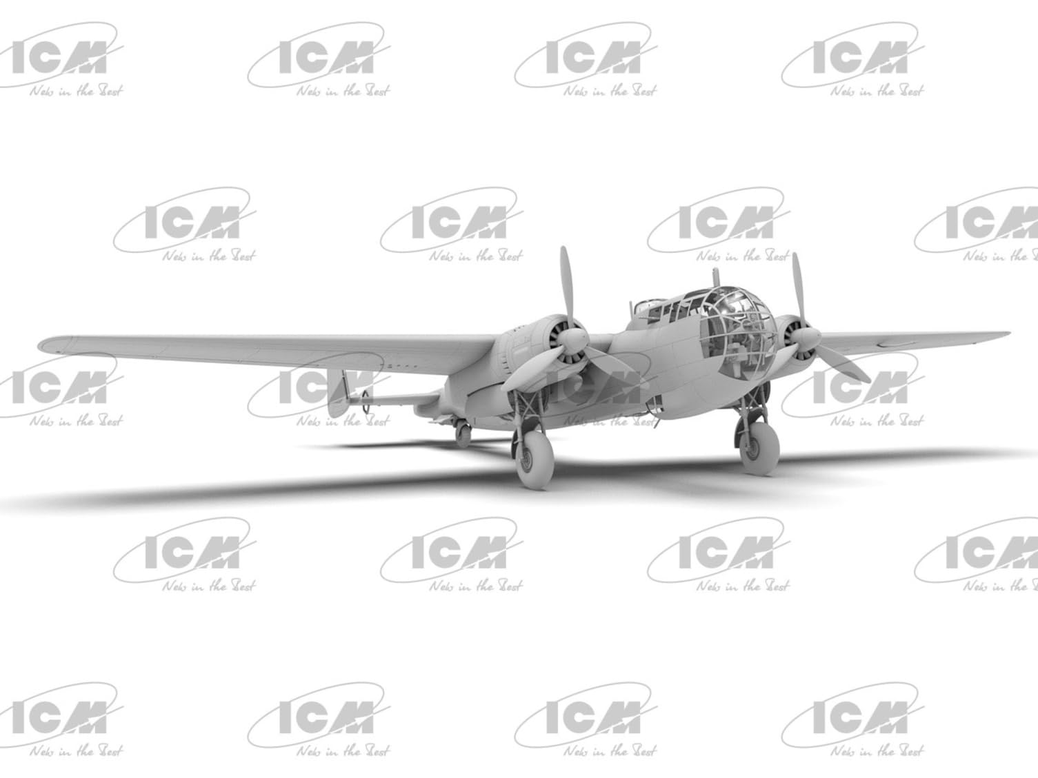 Amazon | ICM 1/48 WW2 ドイツ ドルニエ 217K-2 w/Fritz-X プラモデル