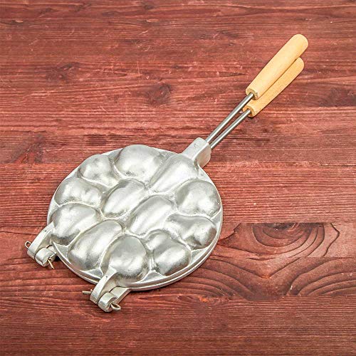 ZARENHOFF Waffeleisen manueller Nussbäcker Nusswaffeleisen mit Pilze Wald Motiv Oreschniza Backform für Zaubernüsse… – Bild 5