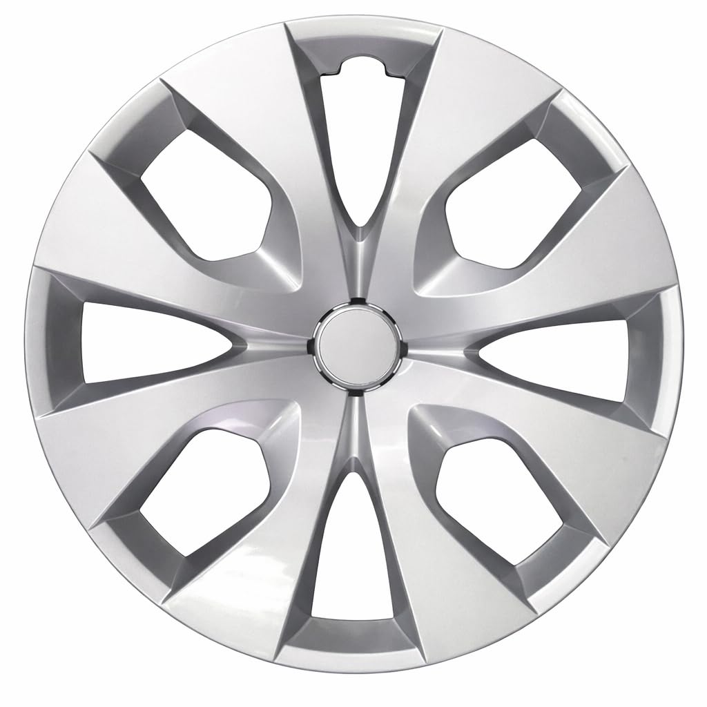 Set 4 Copricerchi 16 Pollici Compatibili con Citroen C3 Picasso dal 2009 in poi – Coppe Ruota Resistenti con Fissaggio Sicuro – Design Elegante Effetto Originale