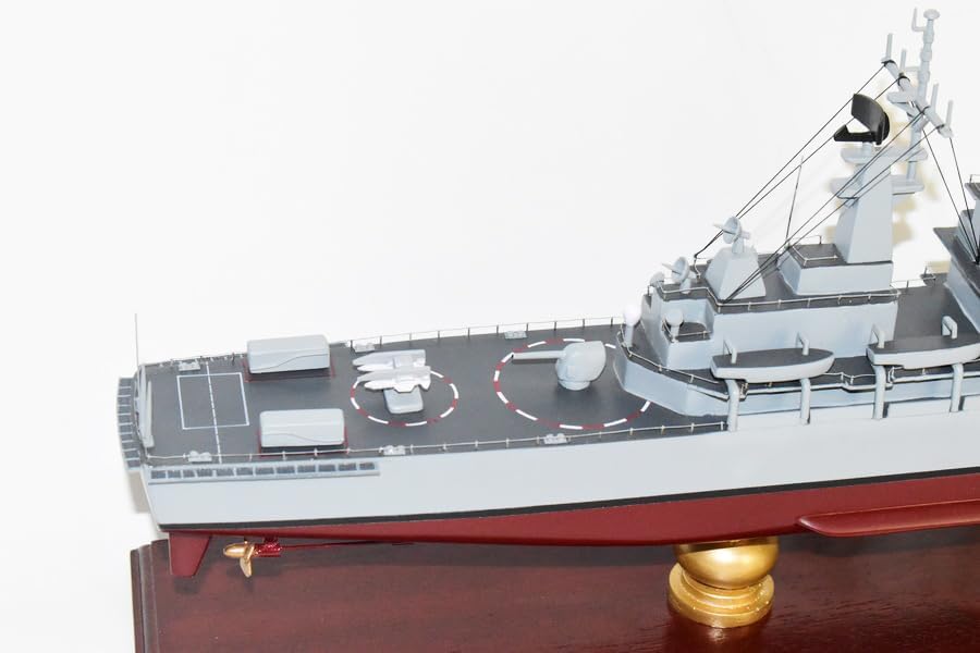 USS Mississippi CGN-40 Model, 24-Inch, Navy, Mahogany, Virginia Class