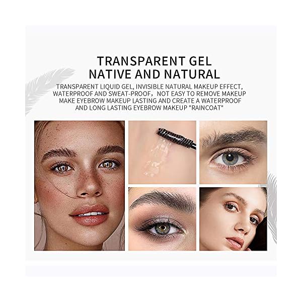 DAGEDA-Clear-Eyebrow-Setting-Gel-2-Pack-Brow-Fix-Gel-Waterproof-And-Sweat-Proof-Eyebrow-Repair-Liquid-Brows-Styling-Beauty-Salon-Home-Use-Makeup-181oz DAGEDA Clear Eyebrow Setting Gel, 2 Pack Brow Fix Gel, Waterproof And Sweat-Proof Eyebrow Repair Liquid Brows Styling Beauty Salon Home Use Makeup, 1.81oz