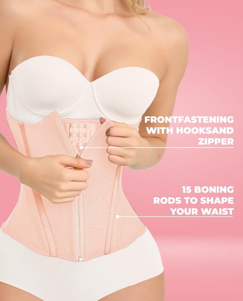 Extreme Waist Trainer 15 Rods Stage 5 Compression Internal Band High Quality Colombian Faja for Hourglass Shape3