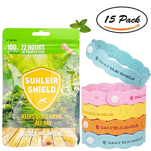 SAWYER Mosquito Repellent Bracelets with Patch Wristband Wrist Band for Kids Adult Family