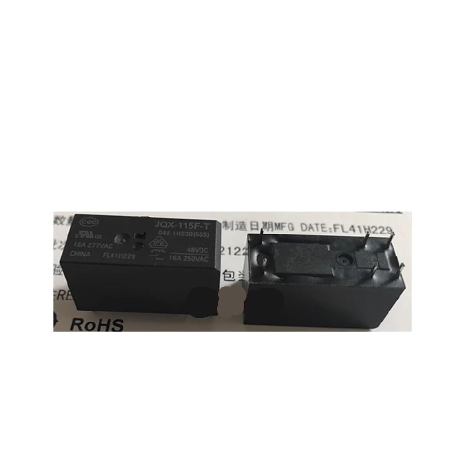 OSHZIKJII JQX-115F-T-048-1HS3B JQX-115F-T-048-1HS3B(555) 16A 6foot relay(10PCS)