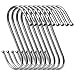 Lot de 10 Crochets Suspension, 9cm/3.54'' Petit Crochets en S Inox Multifonctions pour Cuisine, Chambre à Coucher, Salle de Bain, Bureau