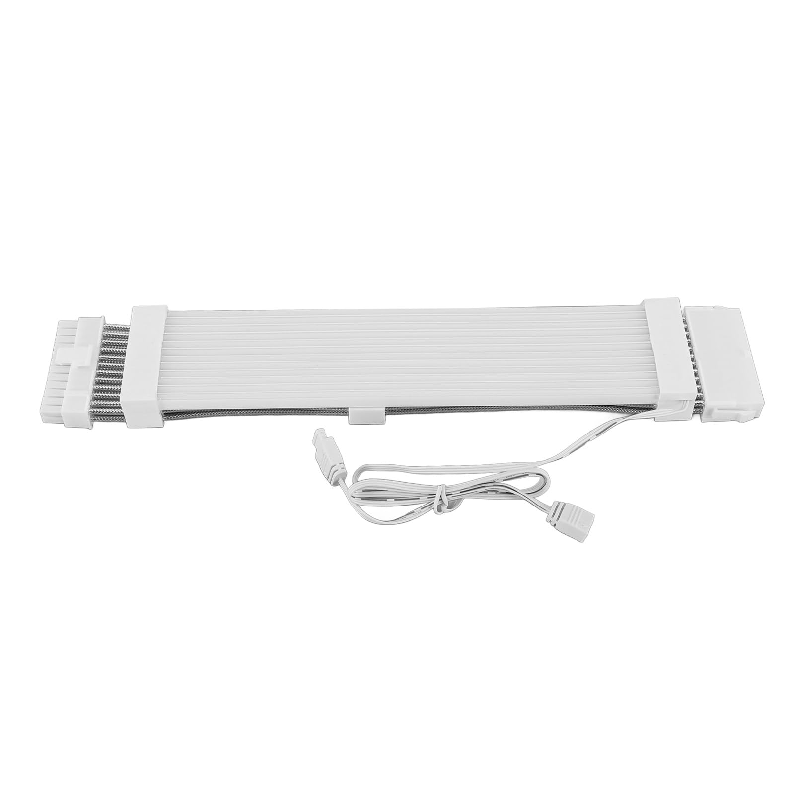 Câble d'Extension ARGB 5V 3 Broches Compatible avec Carte Mère 16 Millions de Couleurs Support Bloc Alimentation 1000W 30cm pour PC Gaming Éclairage RGB