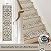 BEQHAUSE Stair Treads for Wooden Steps Non-Slip Machine Washable Carpet Stair Treads 8