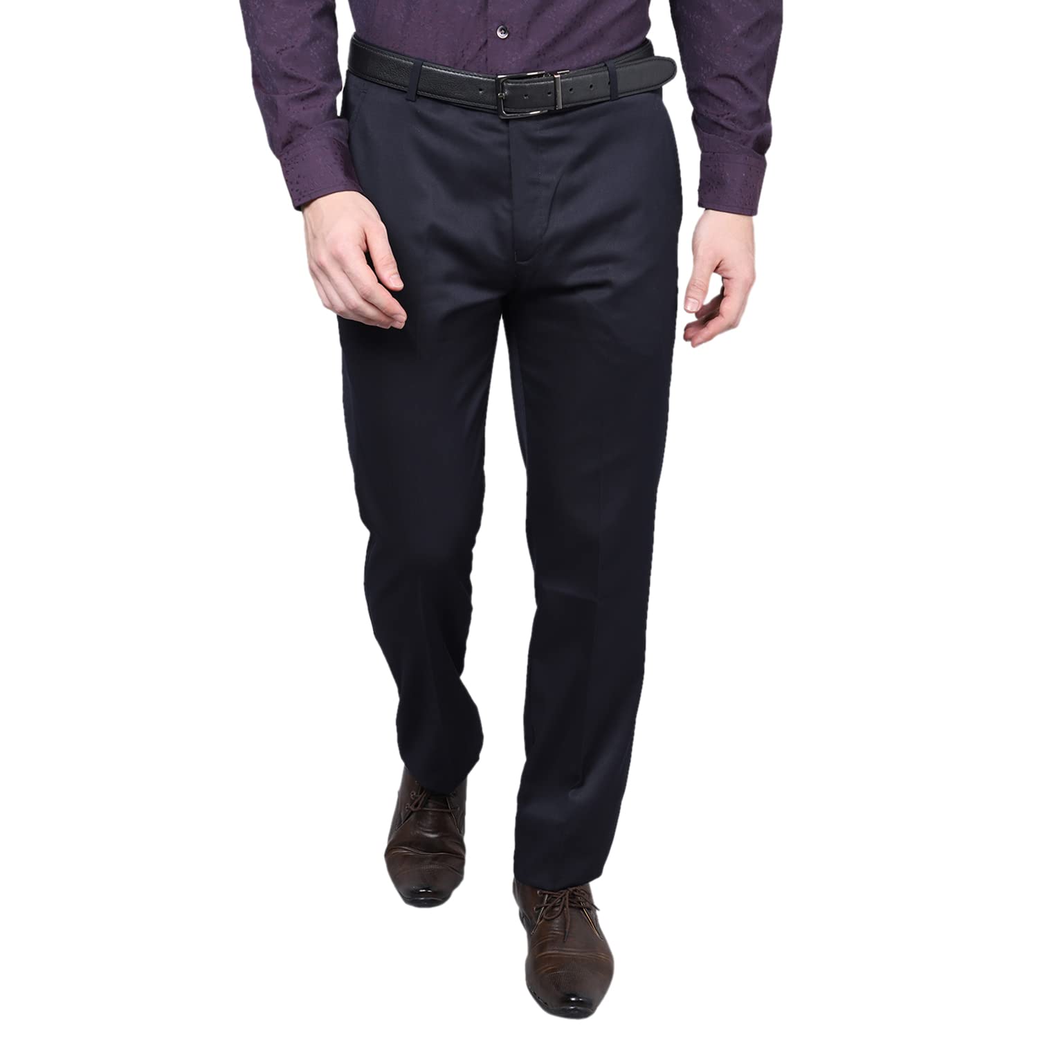 cantabil Men Navy Blue Regular Fit Formal Trouser (P_MTRF00059_Navy)-picture-42