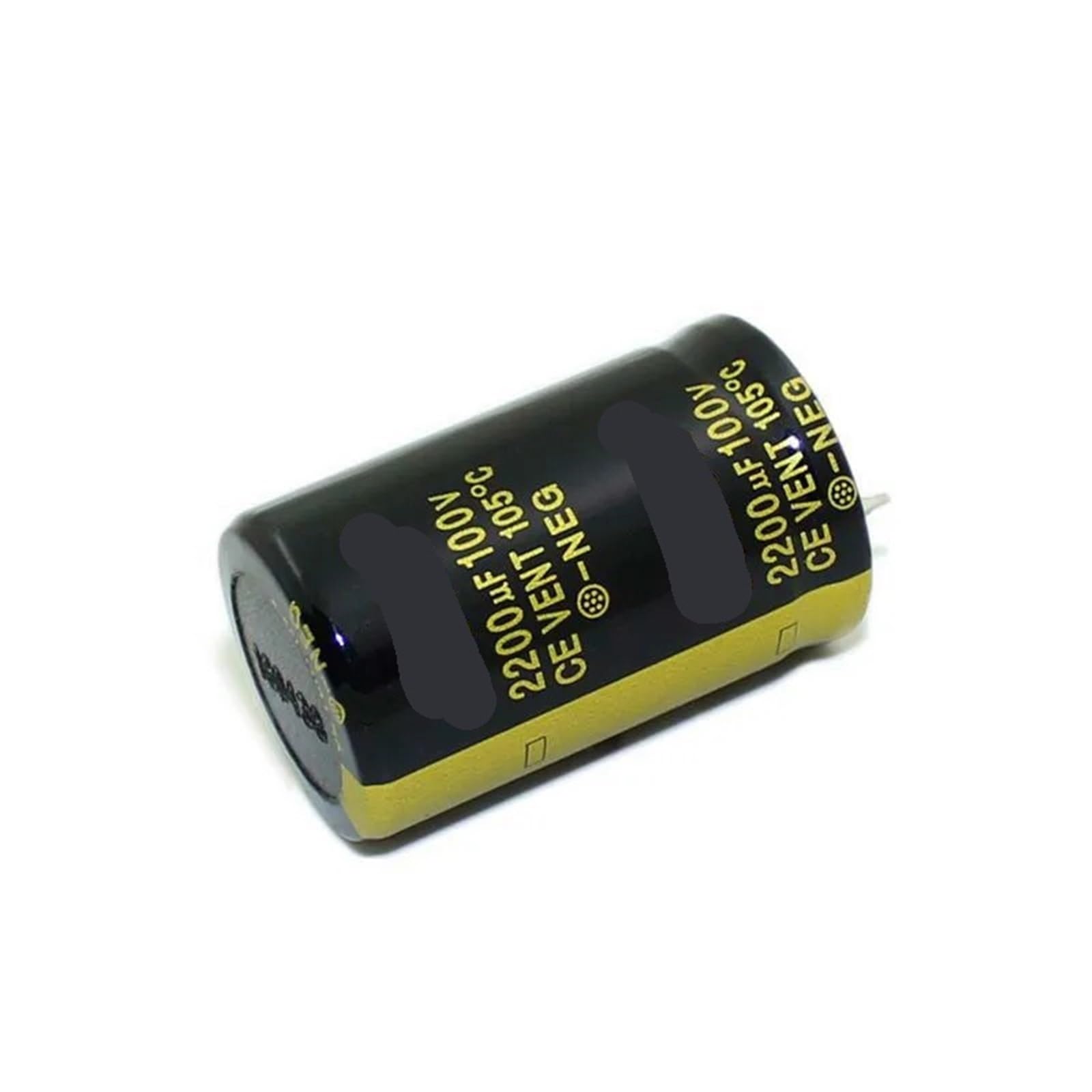 Condensador electrolítico de 100 V y 2200 uf, 25 x 40 mm, 10 unidades