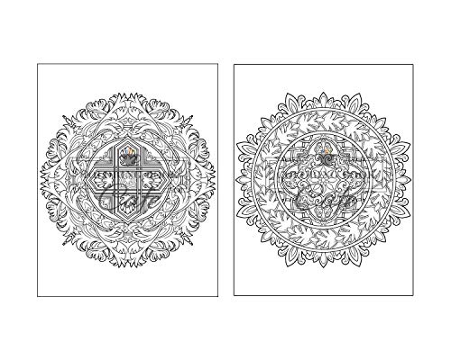 125 Mandalas: An Adult Coloring Book Featuring 125 of the World's Most Beautiful Mandalas for Stress Relief and Relaxation - Image 40