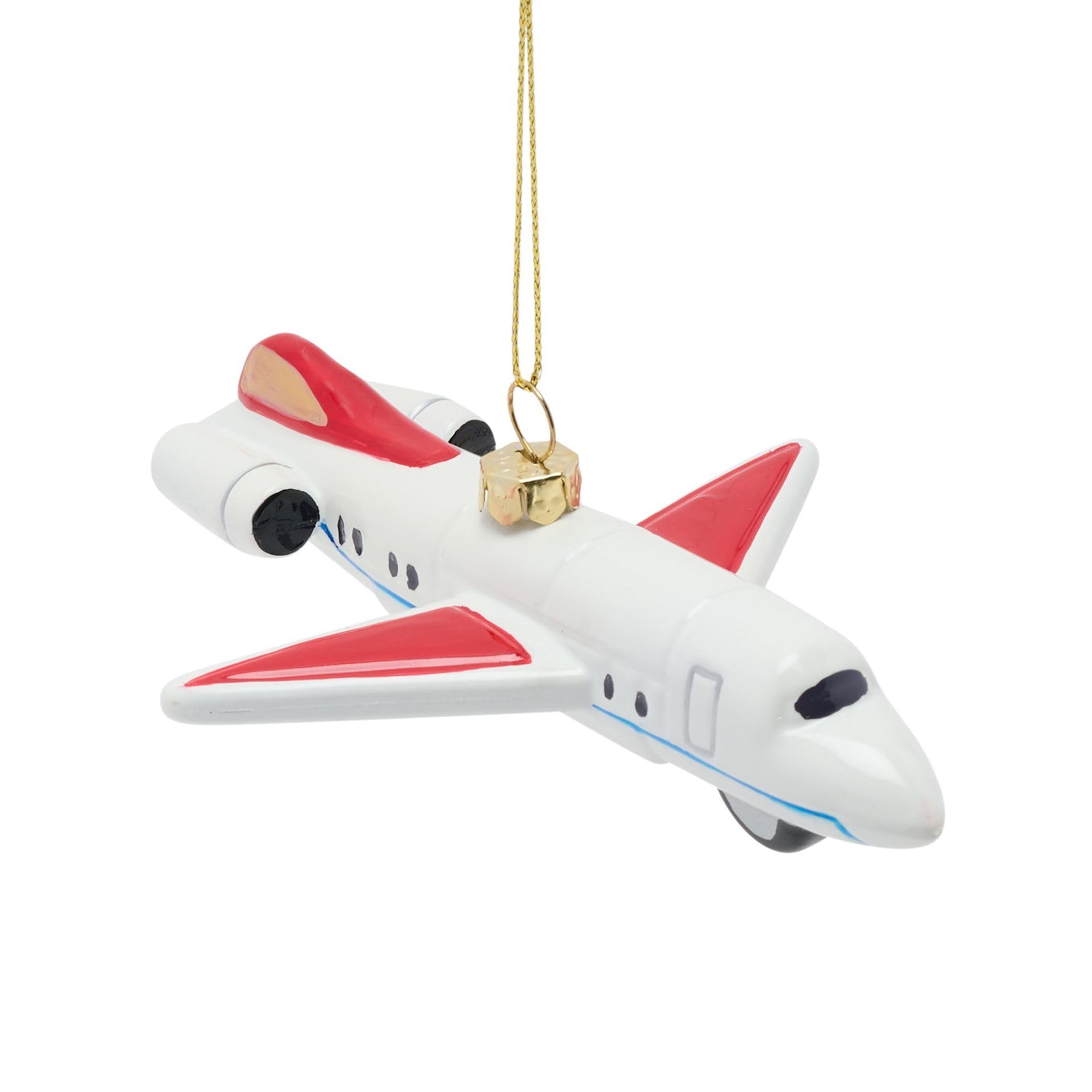 The Seasonal Gift Co Plane Hanging Tree Decoration 14Cm