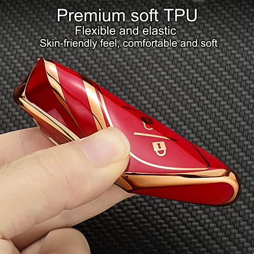 Coque de clé pour Lexus finition premium souple verte - 5